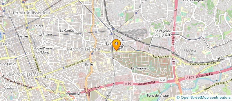 localisation de l'entreprise CLINADENT MARSEILLE à MARSEILLE