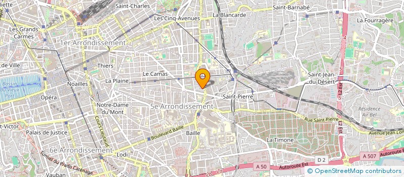 localisation de l'entreprise CLINADENT MARSEILLE SAKAKINI à MARSEILLE