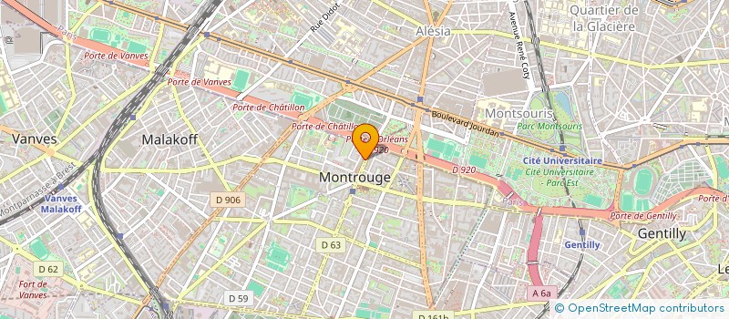 localisation de l'entreprise CLINADENT MONTROUGE REPUBLIQUE  MONTROUGE