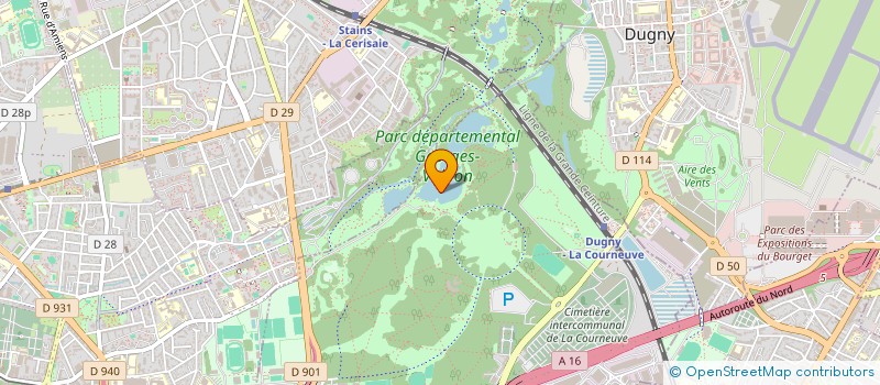 localisation de l'entreprise CLINAMEN à LA COURNEUVE