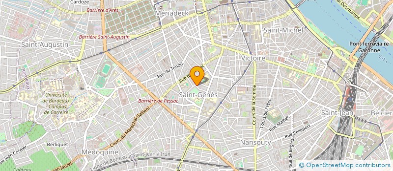 localisation de l'entreprise CLINAMEN  BORDEAUX