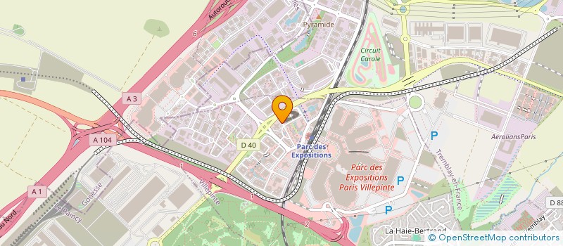 localisation de l'entreprise CLINAS IMMOBILIER à VILLEPINTE