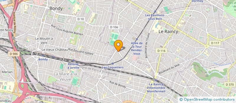 localisation de l'entreprise CLINBAT à VILLEMOMBLE