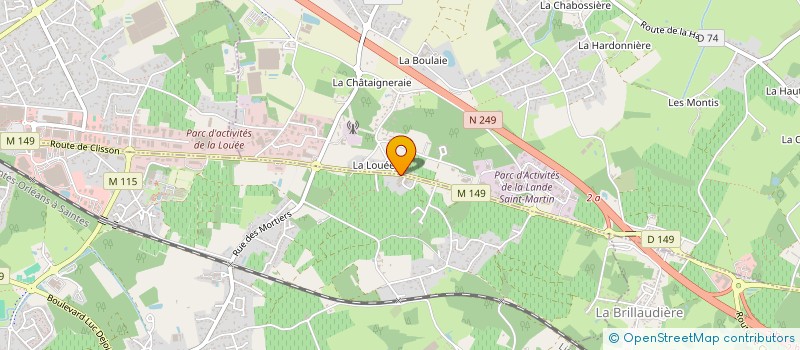 localisation de l'entreprise CLINCHANT AND CO à VERTOU