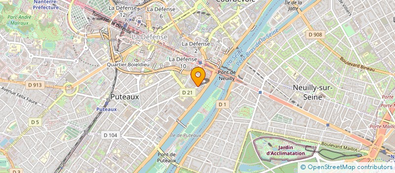 localisation de l'entreprise CLINEA  PUTEAUX