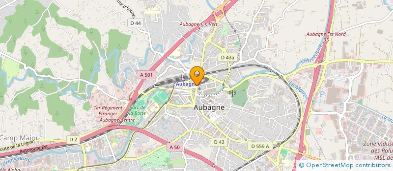 localisation de l'entreprise CLINEST à AUBAGNE