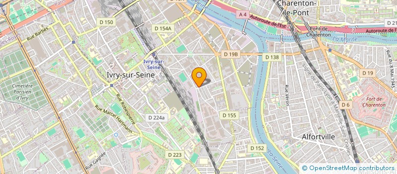 localisation de l'entreprise CLINETTE  IVRY-SUR-SEINE