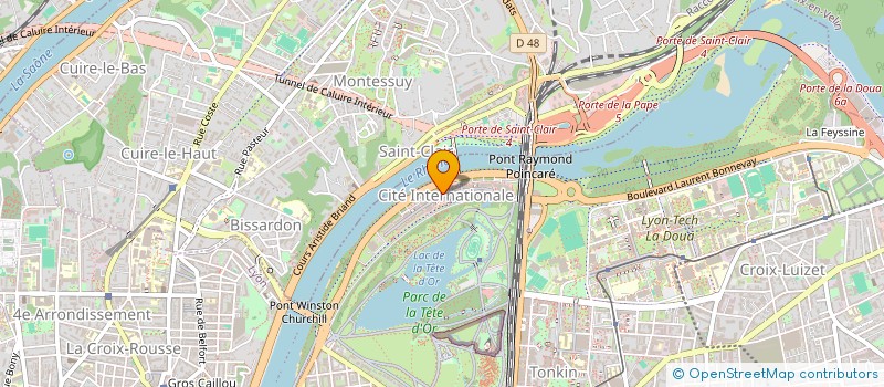 localisation de l'entreprise CLINIC-ALL CONGRES à LYON