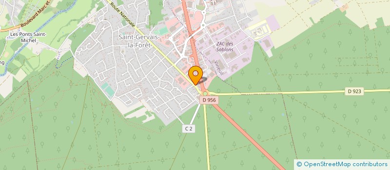 localisation de l'entreprise CLINIC AUTO 41 à SAINT-GERVAIS-LA-FORET