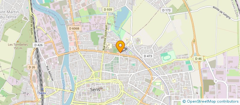 localisation de l'entreprise CLINIC'AUTO à SENS