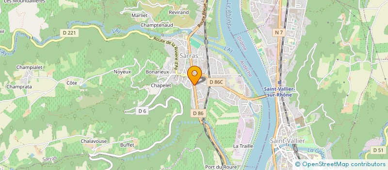 localisation de l'entreprise CLINIC AUTO à SARRAS