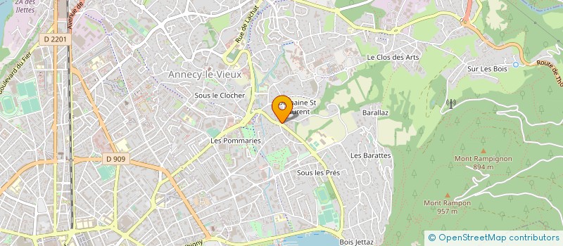 localisation de l'entreprise CLINIC CAR SARL à ANNECY