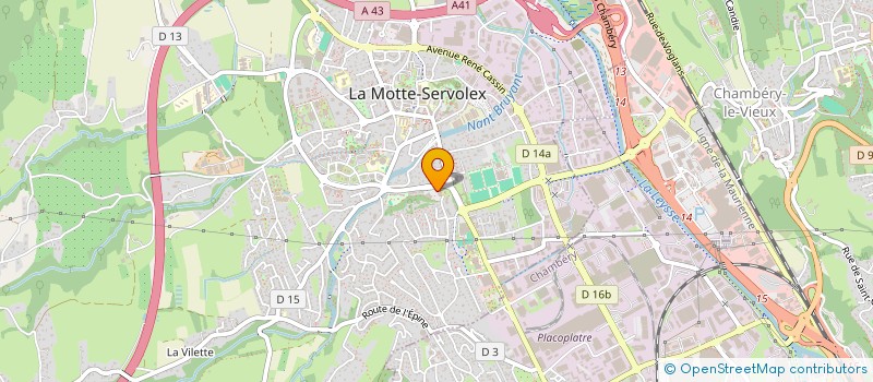 localisation de l'entreprise CLINIC LIVE 1500  LA MOTTE-SERVOLEX