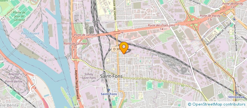 localisation de l'entreprise CLINICDATA CONSULTING à SAINT-FONS