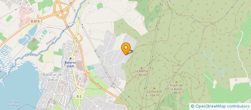 localisation de l'entreprise CLINIDAE  BALARUC-LE-VIEUX