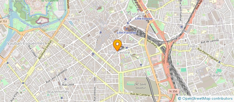 localisation de l'entreprise CLINIDENT 2  LILLE