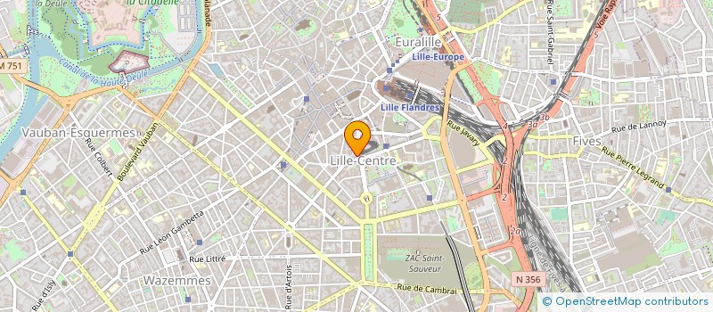 localisation de l'entreprise CLINIDENT à LILLE
