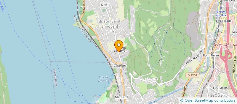 localisation de l'entreprise CLINILAC  BRISON-SAINT-INNOCENT