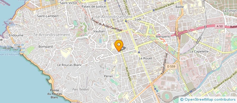 localisation de l'entreprise CLINIQ MEDICO CHIRURGICALE PERIER FRANCE à MARSEILLE