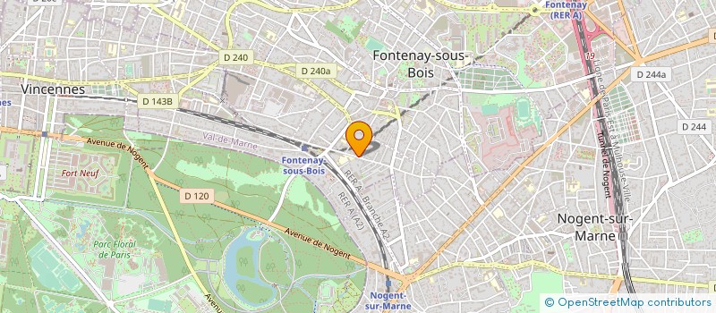 localisation de l'entreprise CLINIQUE ACCOUCHEMENT FONTENAY à FONTENAY-SOUS-BOIS