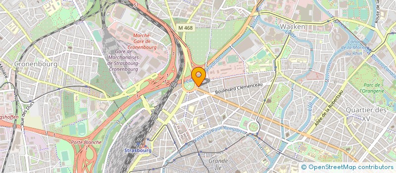 localisation de l'entreprise CLINIQUE ADASSA  STRASBOURG