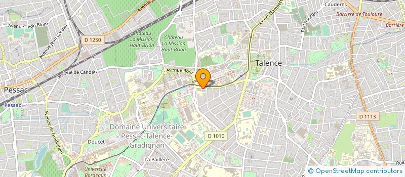 localisation de l'entreprise CLINIQUE BETHANIE à TALENCE