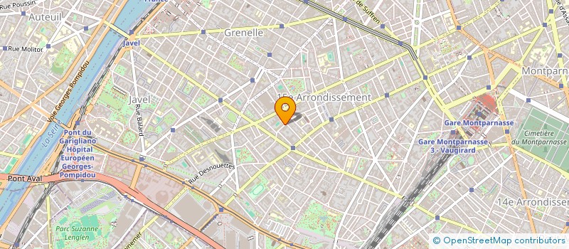 localisation de l'entreprise CLINIQUE BLOMET à PARIS