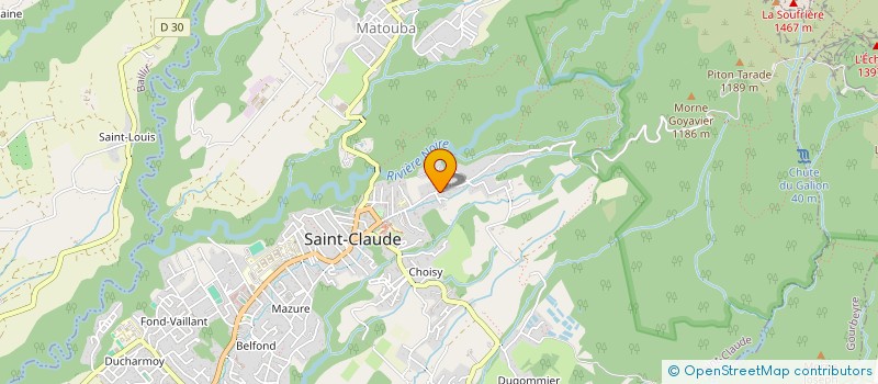 localisation de l'entreprise CLINIQUE CHIRURGICALE DE SAINT-CLAUDE à SAINT-CLAUDE