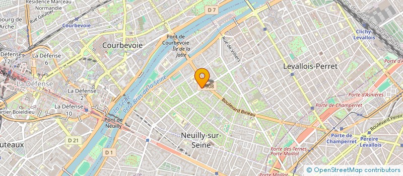localisation de l'entreprise CLINIQUE CHIRURGICALE DES ACACIAS à NEUILLY-SUR-SEINE