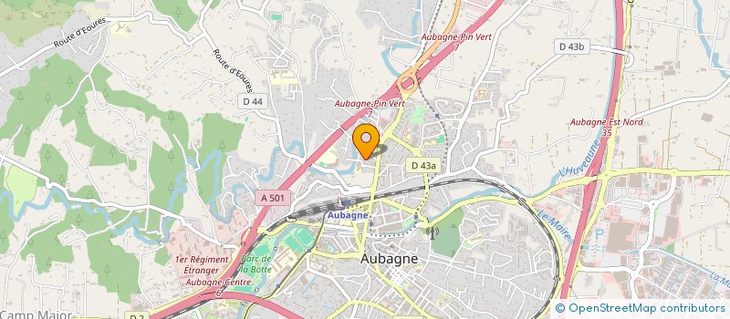 localisation de l'entreprise CLINIQUE CHIRURGICALE FALLEN à AUBAGNE