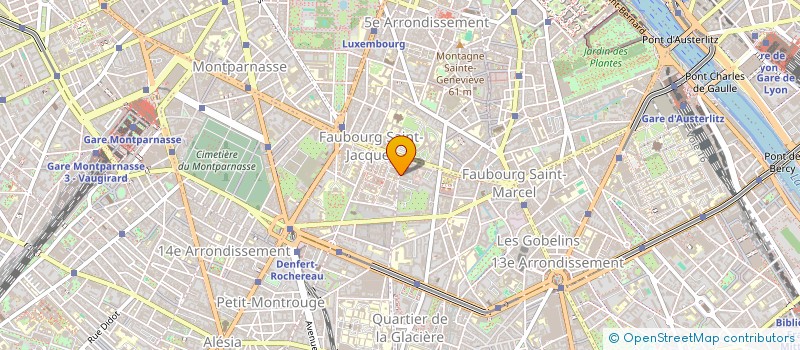 localisation de l'entreprise CLINIQUE CHIRURGICALE PEAN à PARIS