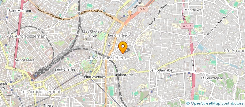 localisation de l'entreprise CLINIQUE CHIRURGICALE SAINT-BERNARD à MARSEILLE