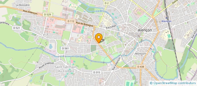 localisation de l'entreprise CLINIQUE D ALENCON à ALENCON