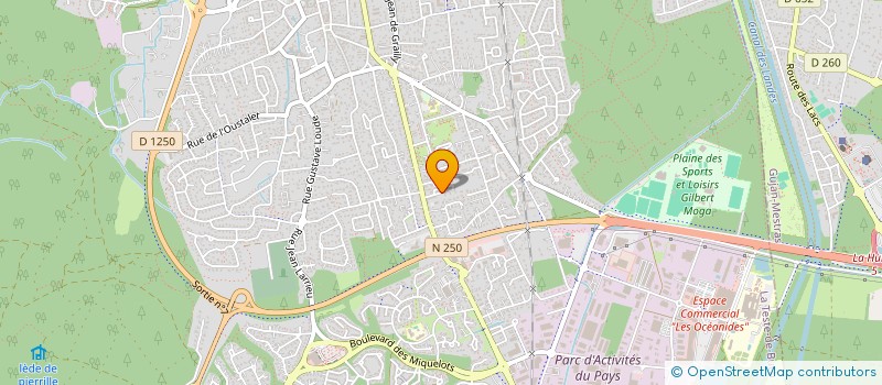 localisation de l'entreprise CLINIQUE D ARCACHON à LA TESTE DE BUCH