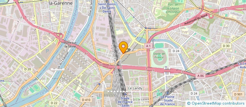 localisation de l'entreprise CLINIQUE D'ESTHETIQUE ET DE LASERS PARIS-RIVE GAUCHE à SAINT-DENIS