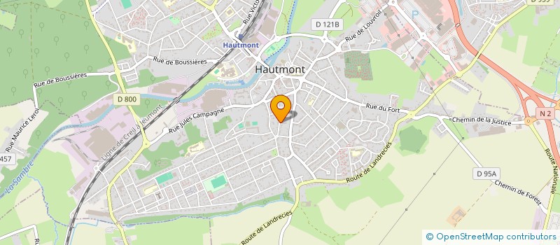 localisation de l'entreprise CLINIQUE D HAUTMONT à HAUTMONT