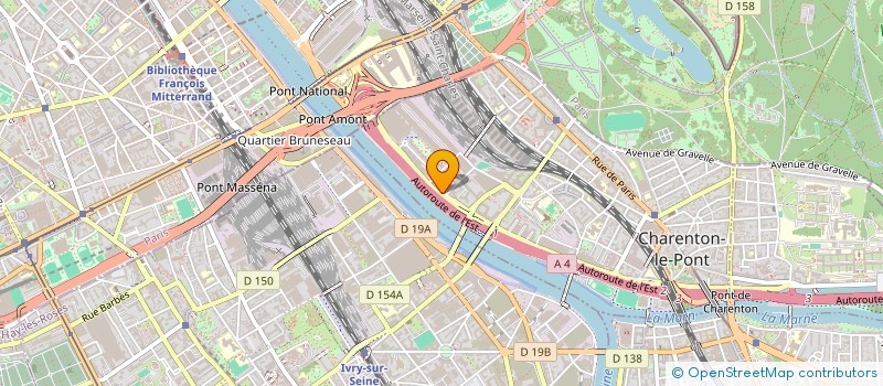 localisation de l'entreprise CLINIQUE DE BERCY  CHARENTON-LE-PONT