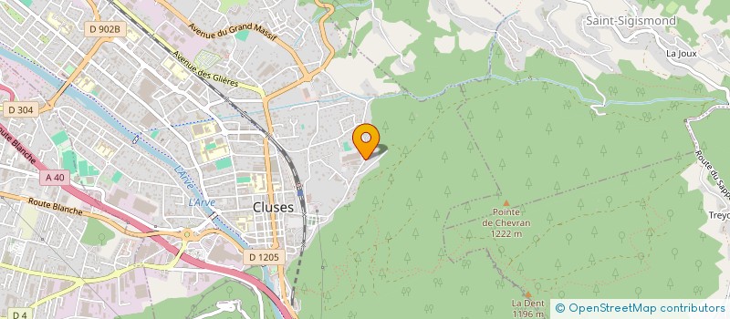 localisation de l'entreprise CLINIQUE DE CLUSES à CLUSES