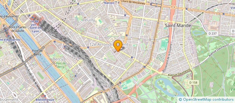 localisation de l'entreprise CLINIQUE DE KINESITHERAPIE MANUELLE DE PARIS  PARIS