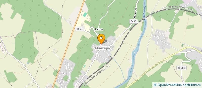 localisation de l'entreprise CLINIQUE DE L'ANGE GARDIEN à CHAMIGNY