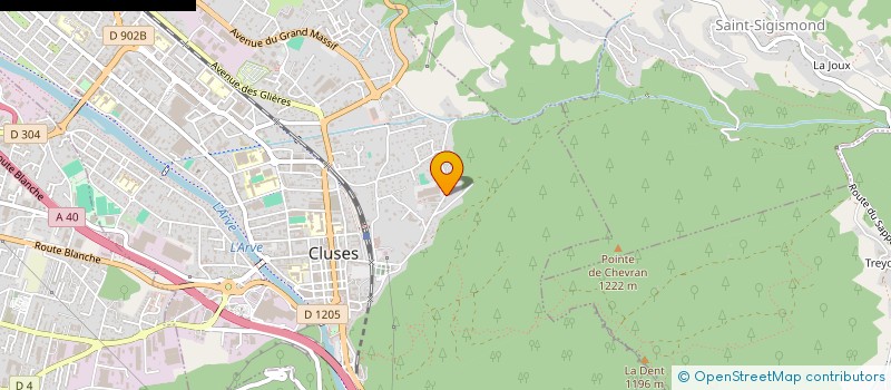 localisation de l'entreprise CLINIQUE DE L ESPERANCE S A à CLUSES