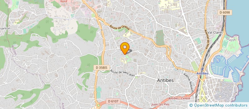 localisation de l'entreprise CLINIQUE DE L ESTAGNOL à ANTIBES
