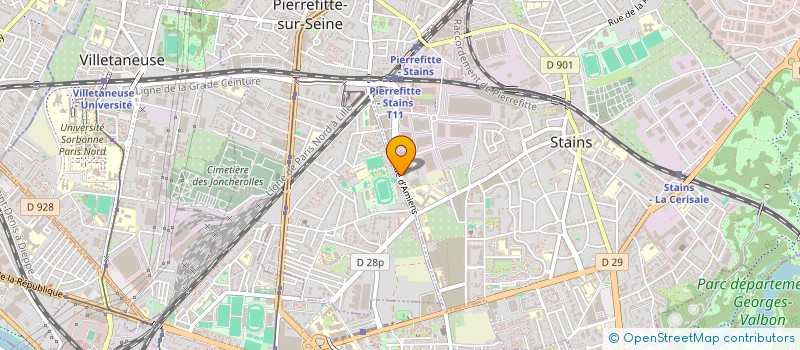 localisation de l'entreprise CLINIQUE DE L ESTREE à STAINS
