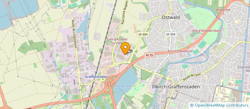 localisation de l'entreprise CLINIQUE DE L'INSTRUMENT  OSTWALD