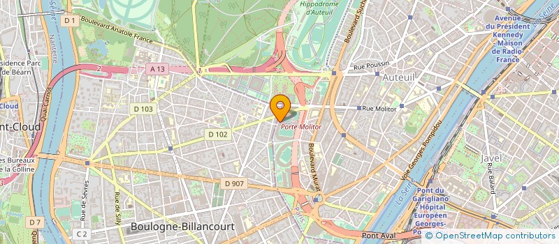 localisation de l'entreprise CLINIQUE DE LA MUETTE à PARIS