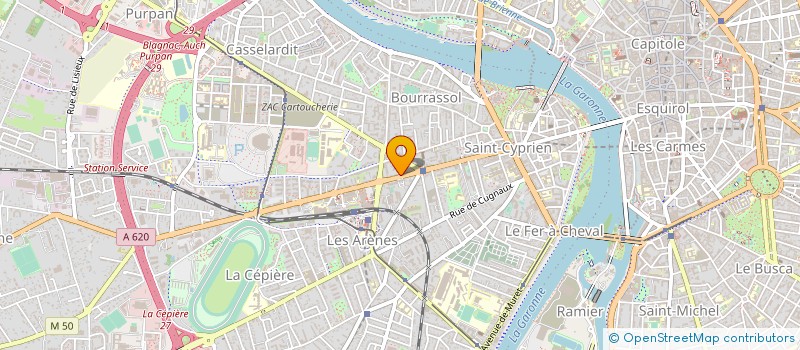 localisation de l'entreprise CLINIQUE DE LA PATTE D'OIE à TOULOUSE