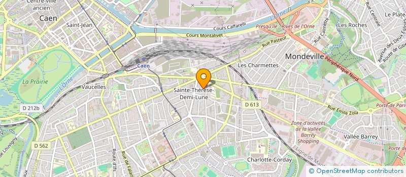localisation de l'entreprise CLINIQUE DE LA PLANCHE à CAEN