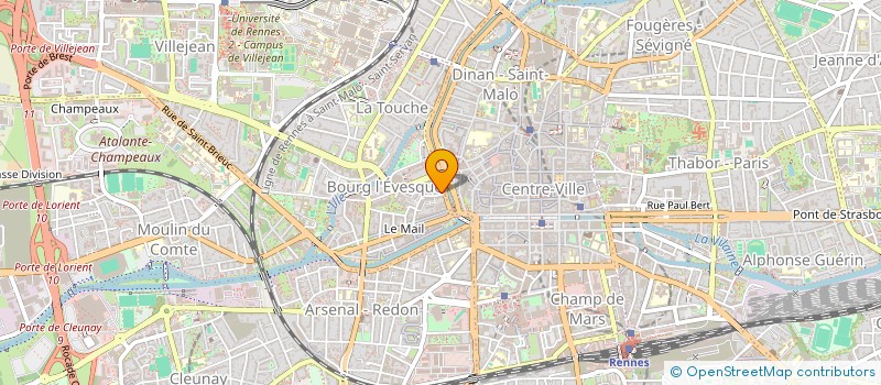 localisation de l'entreprise CLINIQUE DE LA SAGESSE  RENNES