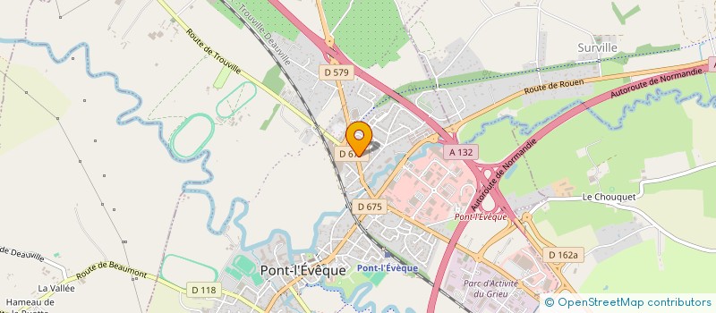 localisation de l'entreprise CLINIQUE DE LA VALLEE D AUGE à PONT L'EVEQUE