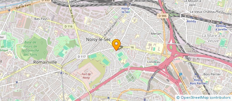 localisation de l'entreprise CLINIQUE DE NOISY LE SEC à NOISY-LE-SEC